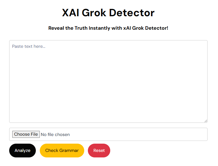 xAI Grok Detector