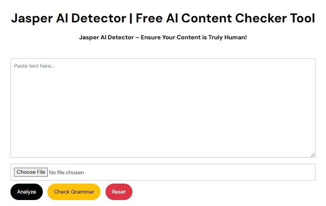 Jasper AI Detector