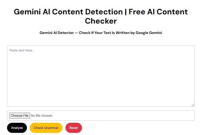 What Is Gemini AI Detector